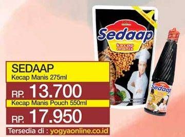 Promo Harga SEDAAP Kecap Manis 275 ml - Yogya