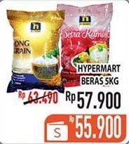 Promo Harga Hypermart Beras 5000 gr - Hypermart