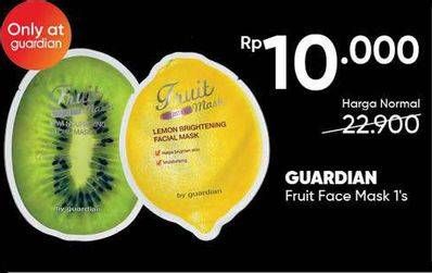 Promo Harga GUARDIAN Fruit Mask Lemon, Kiwi  - Guardian
