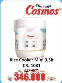 Promo Harga Cosmos CRJ 1031 Rice Cooker  - Hari Hari