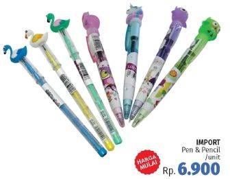 Promo Harga Pen & Pencil Import  - LotteMart