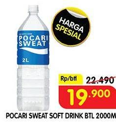 Promo Harga POCARI SWEAT Minuman Isotonik Original 2000 ml - Superindo