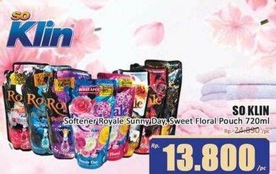 Promo Harga So Klin Royale Parfum Collection Sunny Day, Sweet Floral 800 ml - Hari Hari