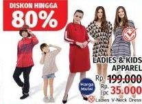 Promo Harga Ladies & Kids Apparel  - LotteMart
