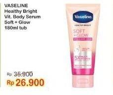 Promo Harga Vaseline Healthy Bright Soft Glow 180 ml - Indomaret