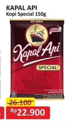 Promo Harga Kapal Api Kopi Bubuk Special 150 gr - Alfamart
