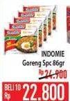 Promo Harga INDOMIE Mi Goreng Spesial per 10 pcs 86 gr - Hypermart