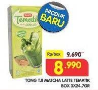 Promo Harga Tong Tji Tematik Instant Matcha Latte 3 pcs - Superindo