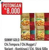 SUNNY GOLD Chicken Nugget/ Tempura/ Stick 500gr