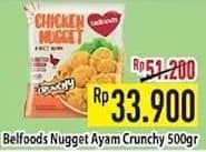 Promo Harga Belfoods Nugget Chicken Nugget Crunchy 500 gr - Hypermart