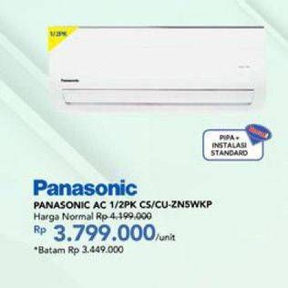 Promo Harga PANASONIC CS/CU-ZN5WKP  - Carrefour