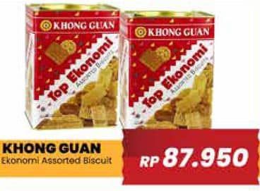Promo Harga Khong Guan Top Ekonomi Assorted Biscuits 1150 gr - Yogya