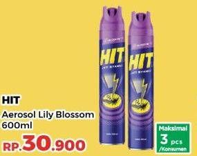Promo Harga HIT Aerosol Lilly Blossom 600 ml - Yogya