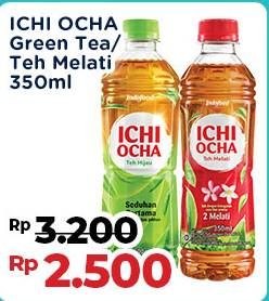 Promo Harga Ichi Ocha Minuman Teh Green Tea, Melati 350 ml - Indomaret