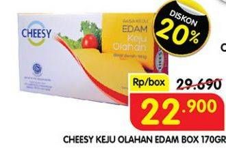 Promo Harga Cheesy Edam Cheese 170 gr - Superindo