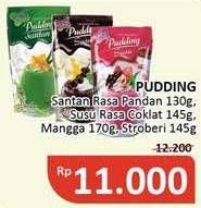 Promo Harga NUTRIJELL Pudding Santan Pandan, Susu Coklat, Susu Mangga, Susu Stroberi 130 gr - Alfamidi