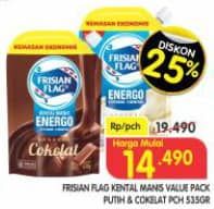Promo Harga Frisian Flag Susu Kental Manis Putih, Cokelat 545 gr - Superindo