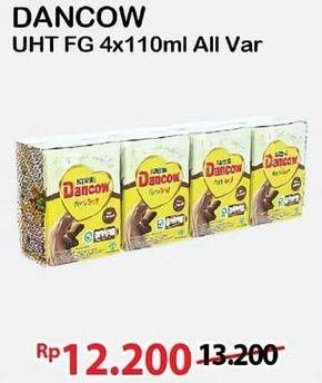 Promo Harga Dancow Fortigro UHT All Variants per 4 pcs 110 ml - Alfamart