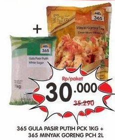 Promo Harga Gula Pasir Putih 1 Kg + Minyak Goreng 2 Liter  - Superindo