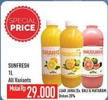 Promo Harga SUNFRESH Juice All Variants 1000 ml - Hypermart