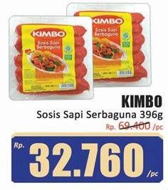 Promo Harga Kimbo Sosis Sapi Serbaguna 396 gr - Hari Hari