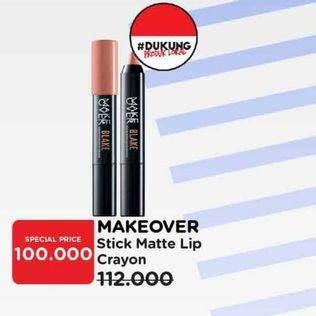 Promo Harga Make Over Color Stick Matte Crayon  - Watsons
