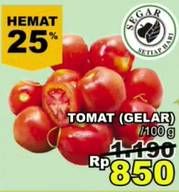 Promo Harga Tomat Gelar per 100 gr - Giant