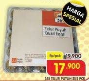 Promo Harga 365 Telur Puyuh 25 pcs - Superindo