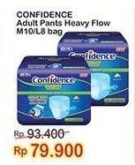 Promo Harga Confidence Adult Diapers Heavy Flow L8, M10 8 pcs - Indomaret