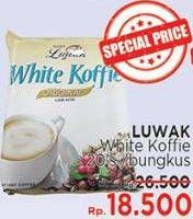 Promo Harga Luwak White Koffie 20 pcs - LotteMart