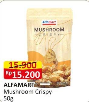 Promo Harga Alfamart Mushroom Crispy 50 gr - Alfamart