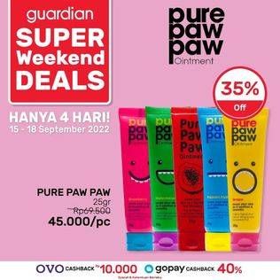Promo Harga Pure Paw Paw Ointment 25 gr - Guardian