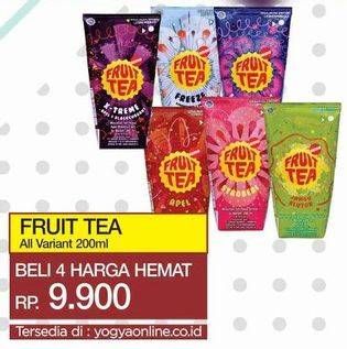 Promo Harga Sosro Fruit Tea All Variants per 4 pcs 200 ml - Yogya