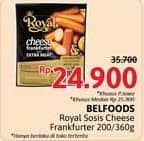 Promo Harga Belfoods Royal Sausages Cheese Frankfurter 200 gr - Alfamidi
