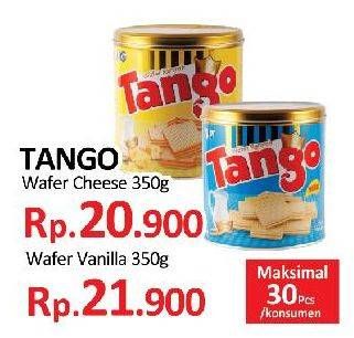 Promo Harga TANGO Wafer Vanilla Milk 350 gr - Yogya