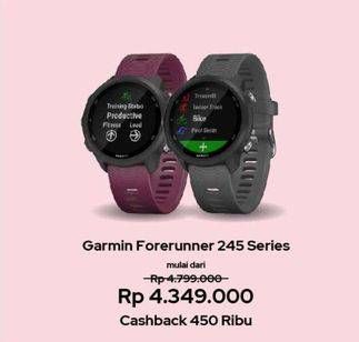 Promo Harga GARMIN Forerunner 245 Running Smartwatch  - Erafone