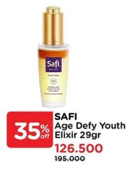 Promo Harga Safi Age Defy Youth Elixir 29 gr - Watsons