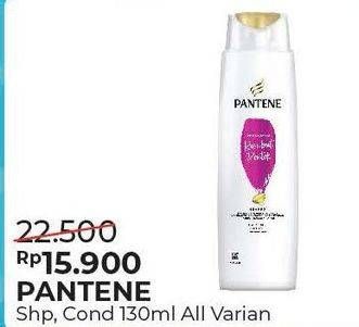 Promo Harga PANTENE Shampo/Conditioner All Variants 130 ml - Alfamart