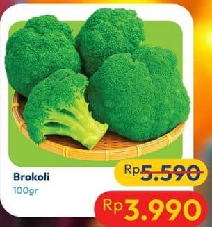 Promo Harga Brokoli per 100 gr - Hypermart