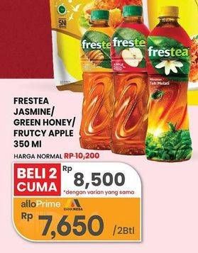 Promo Harga Frestea Minuman Teh Original, Green Honey, Apple 350 ml - Carrefour