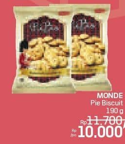 Harga Monde Piebis Almond 190 gr hari ini Jumat, 12 Jun 2026 05.40 WIB
