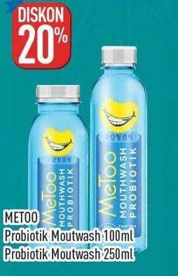 Promo Harga Metoo Mouthwash 100 ml - Hypermart