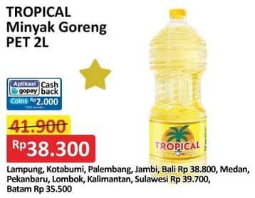 Promo Harga Tropical Minyak Goreng 2000 ml - Alfamart
