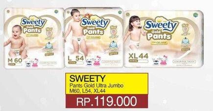 Promo Harga Sweety Gold Pants M60, L54+8, XL44  - Yogya