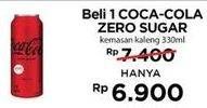 Promo Harga COCA COLA Minuman Soda Zero 330 ml - Indomaret