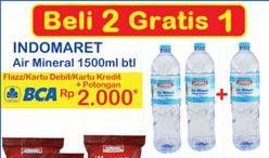 Promo Harga INDOMARET Air Mineral 1500 ml - Indomaret