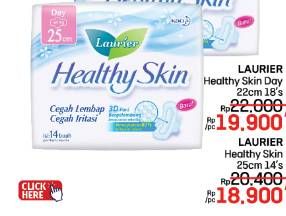 Promo Harga Laurier Healthy Skin Day Wing 25cm 14 pcs - LotteMart