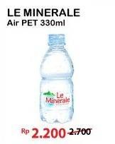 Promo Harga LE MINERALE Air Mineral 330 ml - Alfamart