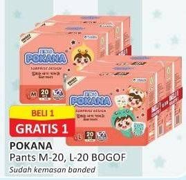 Promo Harga Pokana Baby Pants M20, L20 20 pcs - Alfamart