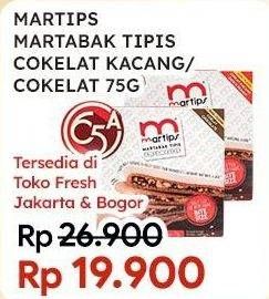 Promo Harga Martabak Tipis Cokelat, Cokelat Kacang 75 gr - Indomaret